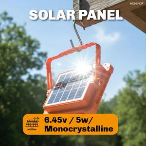 Homehop 100W Solar <b>Light</b> Outdoor Waterproof <b>LED</b> <b>Rechargeable</b> Emergency Lamp USB Portable Floodlight <b>for</b> <b>Home</b> Camping Indoor - Product Image 6