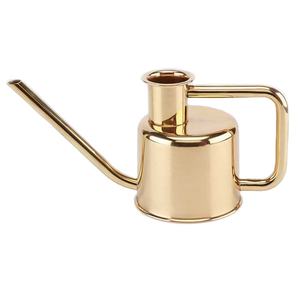 Regadera Moderna de Metal Dorado con Boquilla Larga, Decoración Elegante para Jardín, para el Cuidado de Plantas y Riego de Flores, Perfecta para Uso en Interiores y Exteriores - Product Image 1