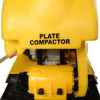 Compacteur de sol vibrant polyvalent et puissant à essence/diesel, à poignée manuelle, pour la construction routière