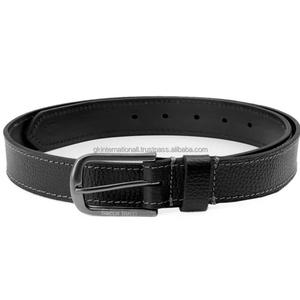 Cinturón informal de cuero hecho a mano con estilo para hombre, suministro al por mayor, cinturón informal de negocios unisex para jeans o pantalones - Product Image 3