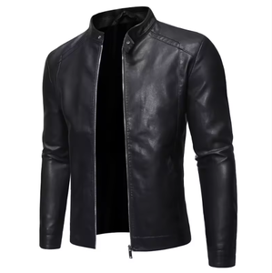 แจ็คเก็ตหนังผู้ชายสำหรับฤดูใบไม้ร่วง-ฤดูหนาว พร้อมตัวเลือกสีที่ปรับแต่งได้ - Product Image 4