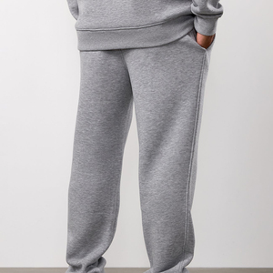 Ensemble de survêtement en coton de haute qualité personnalisé pour homme, sweat-shirt à capuche et pantalon de jogging surdimensionné, ensemble 2 pièces - Product Image 4