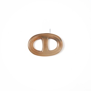 Anillo para Bufanda Ecológico de Cuerno de Búfalo con Acabado Pulido, Sujeción Segura y Elegancia Suave para Bufandas - Regalo de Año Nuevo y Halloween - Product Image 1