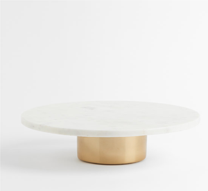 Marble And Brass Cake <b>Stand</b> Gold Rim Designer Marble Cake Display <b>Stand</b> Dessert <b>Cupcake</b> Display Cake <b>Stand</b> - Product Image 4