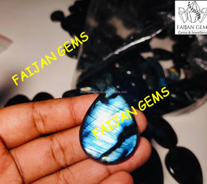 Gemas FAIJAN de la Mejor Calidad, Labradorita al por Mayor a Precio de Mayoreo, Cabujón de Piedra Natural Certificado, Tamaño Personalizable, Decoración para el Hogar - Product Image 2