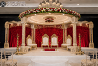Mandap de mariage indien de luxe moderne en fibre de verre - Marque DSTEXPORTS - Nouvelle arrivée - Léger - Taille personnalisée