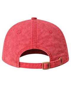 Casquette de baseball en coton délavé rouge, unie, ajustable, unisexe, décontractée, respirante, confortable, personnalisable avec logo, qualité supérieure - Product Image 2