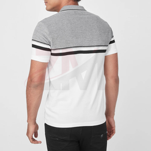 เสื้อโปโลผู้ชายใส่สบาย น้ำหนักเบา พร้อมบริการออกแบบโลโก้ตามสั่ง ระบายอากาศได้ดี ขายส่ง บริการ OEM รับผลิตแบรนด์ส่วนตัว - Product Image 2