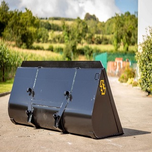 บุ้งกี๋ตักหินคุณภาพสูงสำหรับรถบูลโดเซอร์ รถตักล้อยางหน้า รถแบคโฮ บุ้งกี๋เหล็กสำหรับงานหนัก ขนาดต่างๆ รถขุดล้อยาง ซื้อขายส่ง - Product Image 5