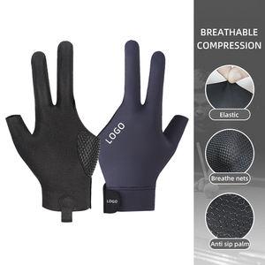 Durable Breathable Non slip 3 Finger <b>Billiard</b> Gloves Left or Right Hand Pool Cue Gloves - Product Image 4