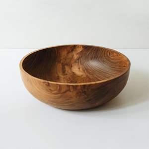 Tazón de Madera Moderno, Ecológico y Hecho a Mano, Personalizado para Fiestas, Decoración de Mesa para el Hogar y Hoteles, para Servir Ensaladas, Frutas, Sopas/Arroz - Product Image 4