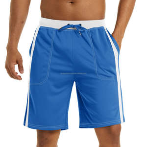 Custom Applique Embroidery French Terry Gym <b>Shorts</b> Mid Waist <b>Zip</b> Cargo Joggers with Mesh for Fitness Athletic Workout - Product Image 1