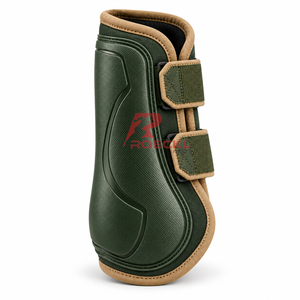Botas de protección para patas de caballos, diseñadas con forro suave, correas ajustables y cobertura cómoda para el cuidado diario del caballo. - Product Image 4