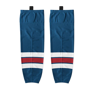 Factory Direct 2026 Design <b>100</b>% Cotton Quick Dry Ice Hockey <b>Socks</b> OEM Team Name Customized Color Logo Sublimation Technique - Product Image 1