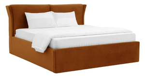 Modern Upholstered Solid Teak Wood <b>Bed</b> Frame <b>Queen</b> Size Faux Leather Soft <b>Bed</b> <b>with</b> Quilted Headboard and Footboard - Product Image 3