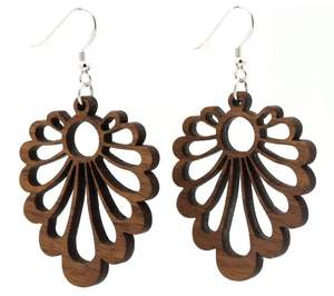 Nouvelles boucles d'oreilles rondes faites à la main pour femmes, personnalisables, multi-designs, avec de magnifiques pendentifs en forme de larme, bijoux de haute qualité et volumineux. - Product Image 3