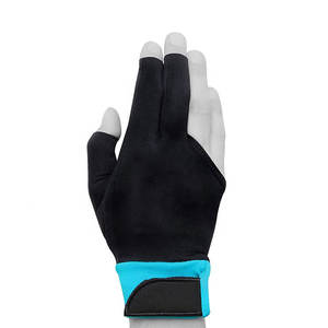 Guantes de billar para hombre y mujer, antideslizantes, transpirables, con dedos abiertos, para todas las estaciones, guantes para jugadores de billar, snooker y pool - Product Image 1