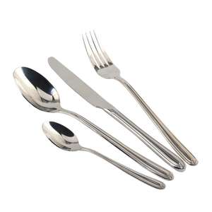 Ensemble de couverts en acier inoxydable de qualité supérieure |   Couverts à finition lisse pour tables à manger élégantes - Product Image 5