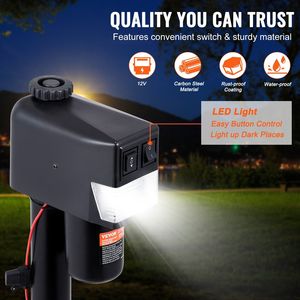 Potente Martinetto Elettrico per Rimorchio, Capacità 3500 Libbre, Altezza 9.84"-33.85", Martinetto Elettrico per Gancio di Traino, Impermeabile, per Rimorchi Utilitari - Product Image 3