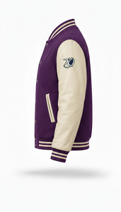 Veste matelassée professionnelle pour université avec lettres en chenille, style streetwear viral, esthétique américaine - Product Image 2