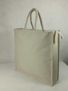 Large <b>Plain</b> <b>Canvas</b> <b>Tote</b> <b>Bag</b> with Cotton Rope Handles Reusable Shopping Carry <b>Bag</b> for Promotional and Custom Printing - Product Image 4
