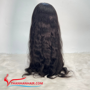 Perruque à closure en cheveux vietnamiens, prix d'usine, grande quantité en stock, plusieurs couleurs, prête à être expédiée, sans perte de cheveux - Product Image 5