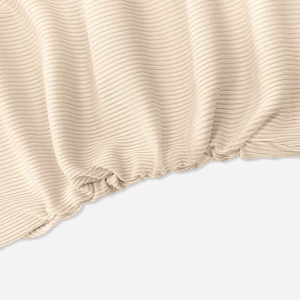 Body elástico acanalado de manga larga para mujer, cuello en V, fruncido, ajustado, liso, cómodo y transpirable - Product Image 5