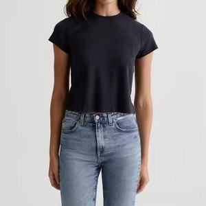 Camiseta de Verano para Mujer, Cuello Redondo, Casual, Talla Grande, Manga Corta, Secado Rápido, en Oferta - Product Image 1
