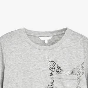 Camiseta de Manga Larga para Mujer, Corte Ajustado, de Lona, Ecológica, de Algodón, Lisa, Teñida, Estampada, para Viajes, Trabajo, Uso Diario, Elegante - Product Image 2