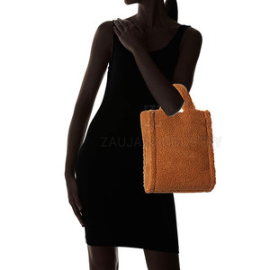Smooth Fabric Fleece Bag <b>Plush</b> Everyday Tote Comfortable Shoulder Straps Spacious Interior Lightweight Fashion Accessory - Product Image 6