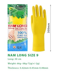 Gants en caoutchouc longs et protecteurs, faciles à porter pour diverses tâches ménagères - Product Image 2