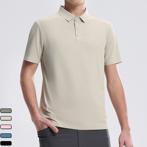 Camiseta Polo Casual para Hombre, Diseño Nuevo, Corte Ajustado, Logotipo Bordado, 100% Algodón, Transpirable, Manga Corta, Tallas Grandes, Buena Calidad - Product Image 1