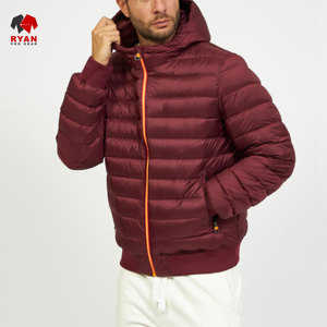 Chaquetas Acolchadas de Diseño Personalizado Ryan Pro Gear para Hombre con Logotipo Personalizado y Patrón Sólido - Product Image 1