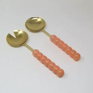 Couverts élégants pour la table, ensemble de couverts à manches blanches, qualité hôtelière, vaisselle de table, style occidental, contemporain. - Product Image 6