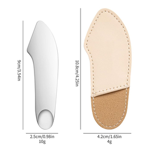 Stainless Steel <b>Foundation</b> Spatula Set Handy Makeup Tool for Toning Stick Scraper Handheld <b>Foundation</b> Shovel Makeup Tool - Product Image 2