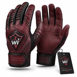 Baseball Batting Gloves Durable <b>Athletic</b> Gloves With Reinforced Palm Comfortable Wrist <b>Support</b> And Breathable Fabric - Product Image 3