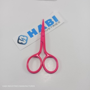 Ciseaux à broder à bord lisse multicolores, demi-ornés d'or, en acier au carbone de qualité industrielle, outil domestique découpé au laser pour fils - Product Image 6