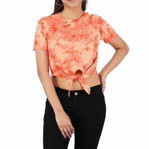 Camiseta Corta de Verano Transpirable para Mujer con Logotipo Personalizado - Venta al por Mayor - Product Image 1