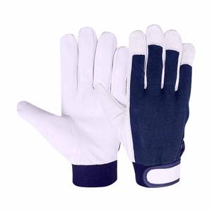 Guantes de Trabajo de Piel de Oveja de Alta Calidad, Suaves y Cómodos, Resistentes a la Abrasión, Guantes de Protección Personal para Jardinería - Product Image 4