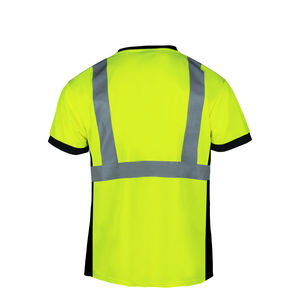 Chaleco de Seguridad Reflectante de Alta Visibilidad, Malla Fluorescente de Poliéster de Secado Rápido, Ropa de Trabajo Unisex Sublimable - Product Image 3