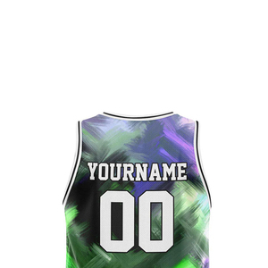 Maillots de basket-ball imprimés numériquement, qualité supérieure, nouveau design, avec personnalisation de la couleur et du design - Product Image 5