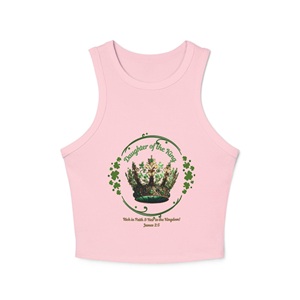 Chaleco Deportivo Casual para Mujer, Corte Ajustado, Algodón Microacanalado, Transpirable, Sin Mangas, Cuello Redondo, Espalda Cruzada, Top de Yoga con Logotipo Frontal - Product Image 4
