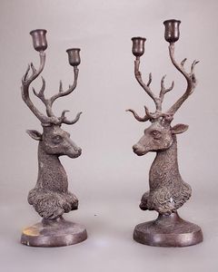 High Quality Silver Metal Home Decor Reindeer Sculpture Modern Design Handmade <b>Christmas</b> Ornament Wholesale Home Decor - Product Image 4