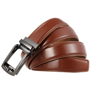 Cinturón de Cuero para Hombre con Hebilla Automática Ajustable de Alta Calidad, con Logotipo Personalizado a Precio de Fábrica - Product Image 6