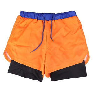 Wholesale of Men's Casual Outdoor Loose Double-<b>layer</b> Fitness Pants and Sports Shorts by Dress Sports made in Pakistan - Product Image 1