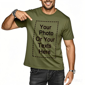 Men's Black Short Sleeve O-Neck T-<b>Shirt</b> <b>100</b>% Cotton Regular Fit Casual Jersey Knitted Photo Print Design - Product Image 2