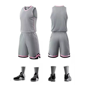 Maillots et shorts de basket-ball, ensemble deux pièces pour garçons avec nom et numéro d'équipe personnalisés - Product Image 4