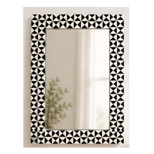 Handmade Bone Inlay <b>Mirror</b> Frame Luxury <b>Mirror</b> for Bedroom Bathroom Living Room Decorative Handcrafted Bone Inlay <b>Mirror</b> Frame - Product Image 1