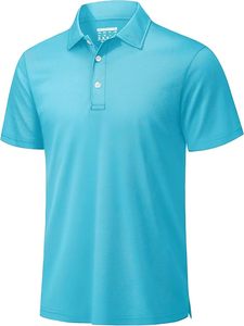 Camiseta Polo de Manga Corta para Hombre, 100% Poliéster, de Alta Calidad, Lisa, de Secado Rápido, 2026 - Product Image 5