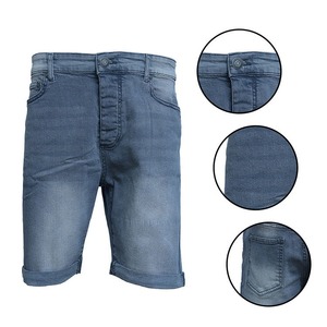 Shorts en jean déchirés décontractés pour homme, taille mi-haute, imperméables et respirants, style vintage, pour l'été - Product Image 1